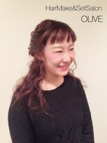 オリーブ(OLIVE) 【オリーブ】ルーズハーフアップ