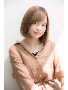 ユーフォリア 渋谷グランデ(Euphoria SHIBUYA GRANDE) ハニーミルクティーボブ♪バレイヤージュ