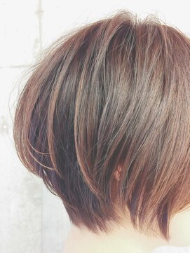 アメリア(ameria) マイナス5歳カットでふんわりショーとボブ☆表参道×長岡