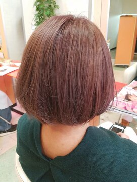 リップソウル(RIP SOUL) 《RIP SOUL》ピンクブラウン ワンカール ボブ