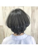 【AnFye.dueldo 】大人ショート × ネイビーグレー