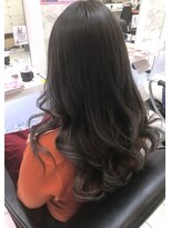 ヘアーデザインムーヴ(Hair design MOVE) 白髪ぼかし　インナーカラー　ブルーグレー系