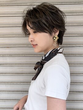 アミヘアーサプライ(AMI Hair Supply) コントラストハイライト/マニッシュショート/ケアブリーチ/美髪