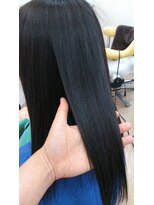 ゾーンヘア ツヤツヤロング