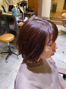 ヘア サロン ルート 幕張(Hair Salon ROUTE) 《大人可愛い》ナチュラルカールボブ [ROUTE幕張店]