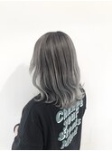 【熊谷】シルバーグレージュ×バレイヤージュ