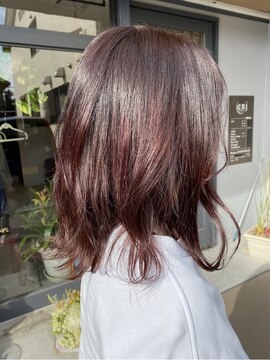 ヘアーアンドスパ エンジェイ(HAIR＆SPA enj) レッドカラー