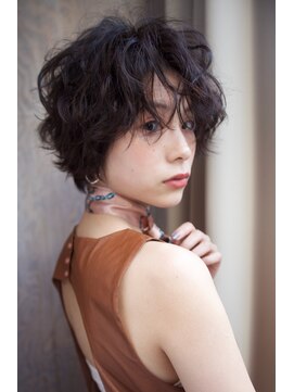 クレドガーデン 吉祥寺店(CRED GARDEN) 黒髪大人可愛い前下がりショート20代30代ショートボブ#吉祥寺