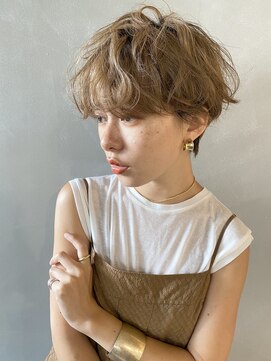 パーク(PARK) 【PARK】シアーベージュ×ニュアンスマッシュ