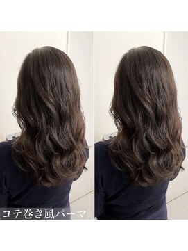 チョビー 銀座(chobii) チョビー銀座桜井コテ巻き風パーマ/デジパ/中間巻き