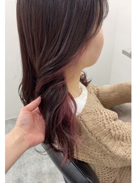 トイロ(toiro) ピンクブラウン×ピンクインナーカラー