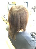 ノンジアミンカラーと草木染めを使ったミックスカラー
