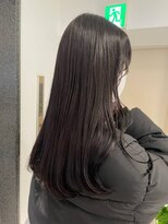 ガリカ 渋谷(Gallica)&nbsp;【小岩井美希】大人透明感暗髪ラベンダーグレー/ブリーチなし