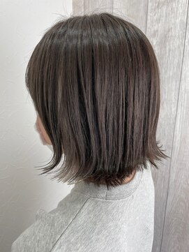 シエル 立川店(CIEL) 【CIEL×久光】インナーシルバーベージュ×外はねボブ