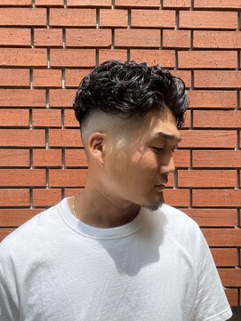 レンゲン(LENGEN) メンズかき上げニュアンスマッシュサイドパート韓国マッシュ