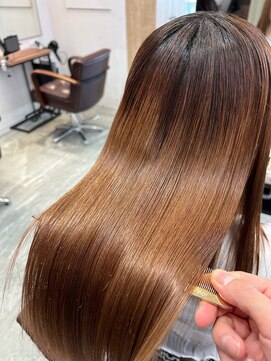 アディクト 東陽町西口(addict) うねりを抑える縮毛矯正＿髪質改善ツヤ髪＿ロング［東陽町］