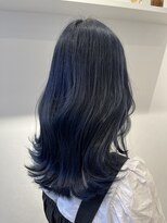 アース オーセンティック 武蔵小山店(EARTH Authentic)&nbsp;ブルー系ブリーチカラー