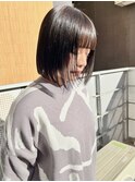 韓国風《ブラック》ハイトーン/ケアブリーチ/ダブルカラー