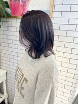 リール(THE RIRE.)&nbsp;＊THE  RIRE.  切りっぱなしボブ×ラベンダーベージュ＊