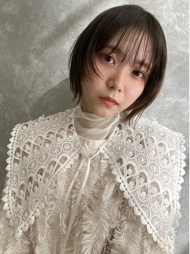 サンド 表参道(sand) ショートボブ縮毛矯正 10代20代30代40代