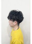 黒髪×波巻きスパイラル×カッコいい