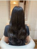 【hair desidgn lotta】　ロングレイヤー×ブルーブラック