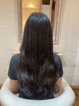 ヘアーデザイン ロッタ(hair design lotta) 【hair desidgn lotta】　ロングレイヤー×ブルーブラック