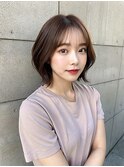 大人可愛い小顔前下がりボブ×ナチュラルボブ×ミニボブ20代30代