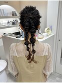 結婚式お呼ばれ×ヘアセット【広島・袋町】
