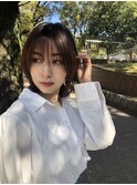外ハネ レイヤースタイル