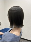 Second   × 外ハネスタイル