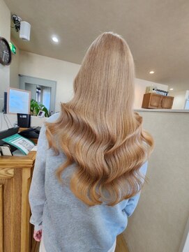 ミラシィ 成田(Mirashy) ハイライトカラーミルクティーベージュレイヤーカット