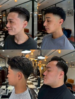 フランクスチョップショップキョウト(FRANK'S CHOP SHOP kyoto)の写真/【河原町/22時迄】働くメンズの為のアメリカンBARBER!黒髪でもばっちりキマる、男らしいスタイルをご提案。
