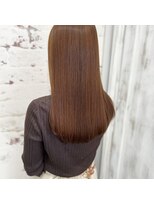 エル(ailes)&nbsp;髪質改善カラー＋オーダーメイド縮毛矯正(20代女性)