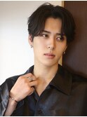 10代/20代/メンズ/池袋/韓国/センターパート/ダウンパーマ
