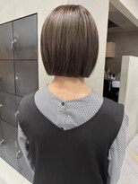 ヘアー アイス ルーチェ(HAIR ICI LUCE) ブリーチ無し/ミルクティーグレージュ/上田