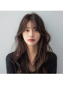 ゆる巻きヘアー