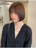 暗めカラー/ショート/前髪/レイヤー/髪質改善/縮毛矯正/武蔵小杉
