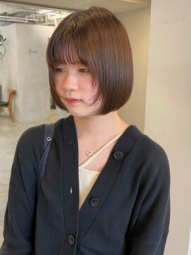 フォト 武蔵小杉(foto) 暗めカラー/ショート/前髪/レイヤー/髪質改善/縮毛矯正/武蔵小杉