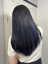 リュンヌ(Lune)&nbsp;ネイビーブルー×ブルーブラック/暗髪/美髪/透明感カラー/YU173