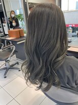 トニーアンドガイ 青山表参道店(TONI&GUY)&nbsp;【川原】オリーブグレージュダブルカラー【ブリーチ】