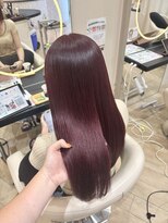 アーチバイケンジ(arch by kenje)&nbsp;ワインレッドカラー/ロングヘア/arch/平塚美容室