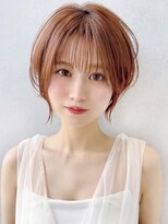 セイドット オモテサンドウ(Say. omotesando)&nbsp;Say.レイヤーショートひし形ショートモーヴピンクローズブラウン