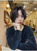 レイヤーボブ/ショート/ニュアンスパーマ/顔周り/20代30代