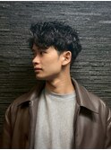 ツイストアップバング/マッシュパーマ/ハイライト/ウルフ/波巻き