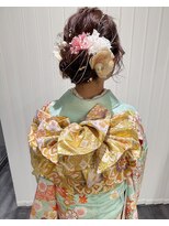 ロンドブルーム 天神大名店(Lond Bloom)&nbsp;暗めカラー/ブリーチなしカラー/ヘアアレンジ/福岡/天神/20代