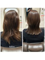 コルテ 倉敷西阿知店(CoRte.)&nbsp;【before/after】くびれミディ/外ハネミディアム/こなれ感/絹髪