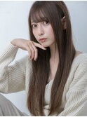 ミルクティーブロンド/デジタルパーマ/ダークブルー[池袋]
