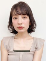 トゥーナ 表参道(tona)&nbsp;ミディアムレイヤー、外ハネボブ、グレージュ、脱白髪染め☆
