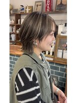 ラボ(LABO)&nbsp;レイヤーボブ×ハイライトカラー